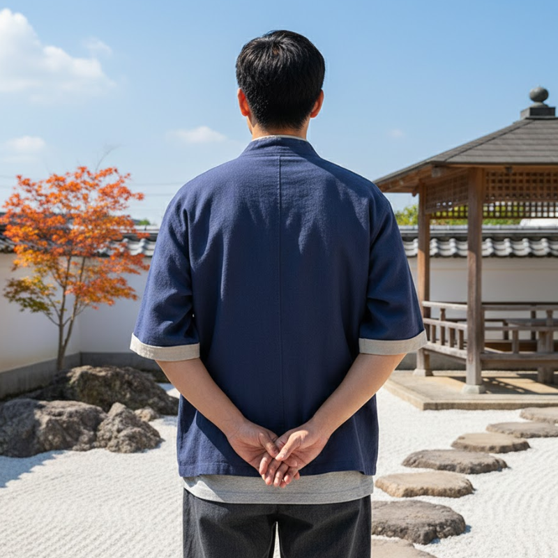 Chemise japonaise homme