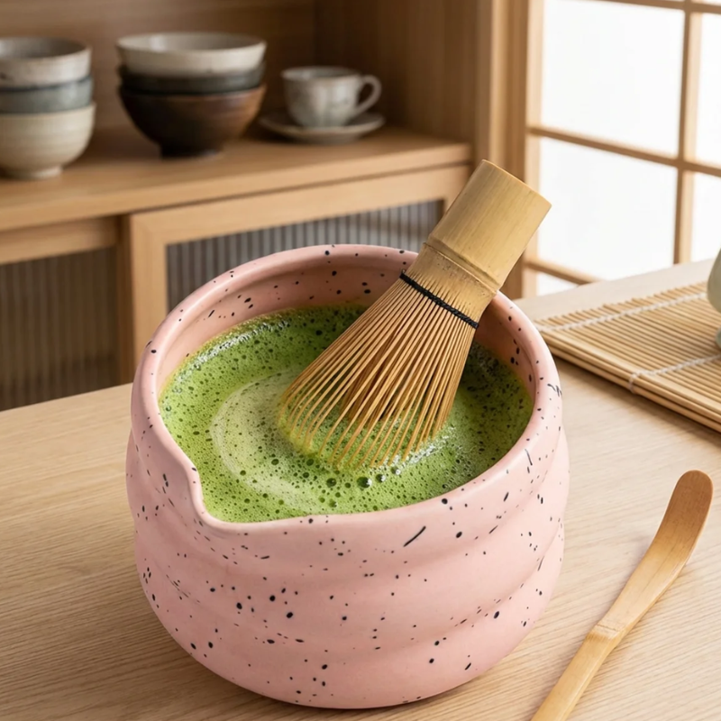 Bol a matcha japonais