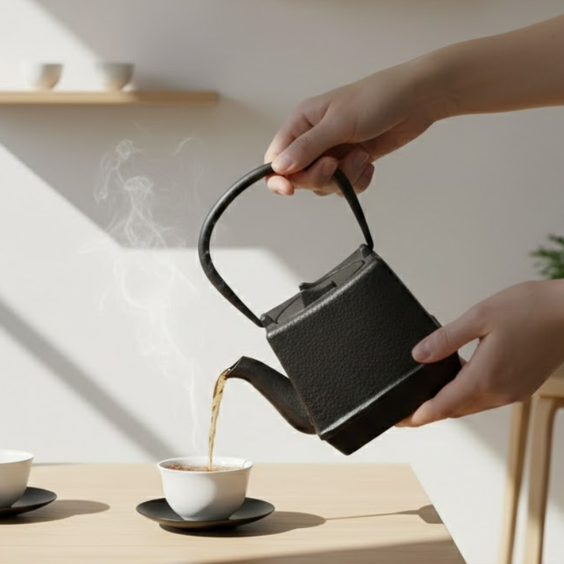 Théière japonaise carre
