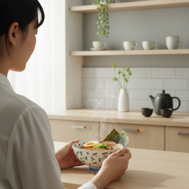 Bol à riz japonais en porcelaine