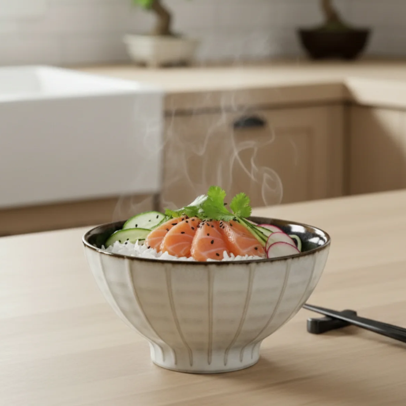 Bol japonais glacure