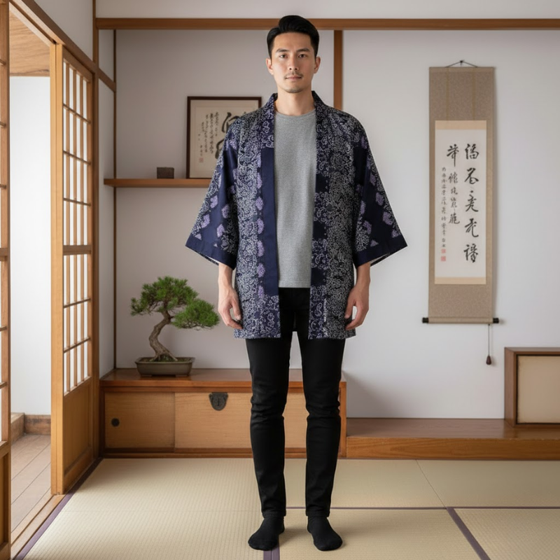 Motif abstrait haori