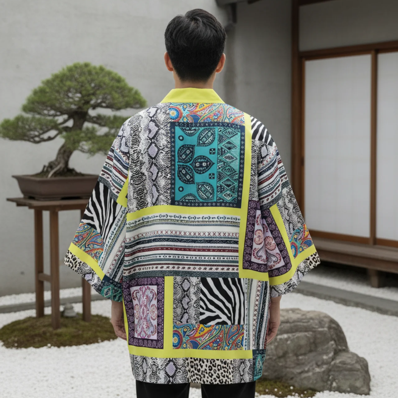 Motif abstrait haori