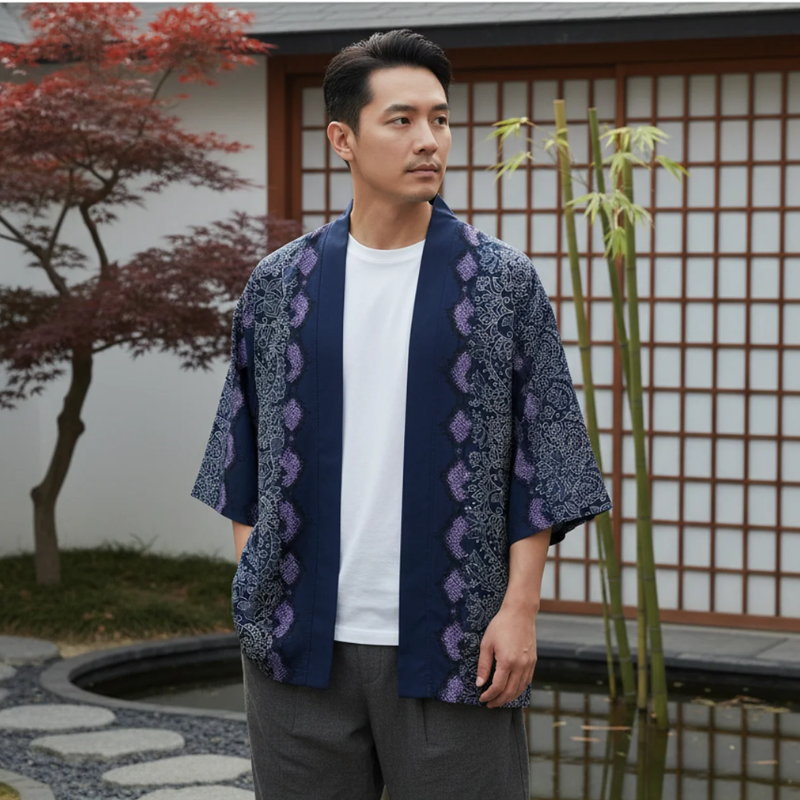 Motif abstrait haori