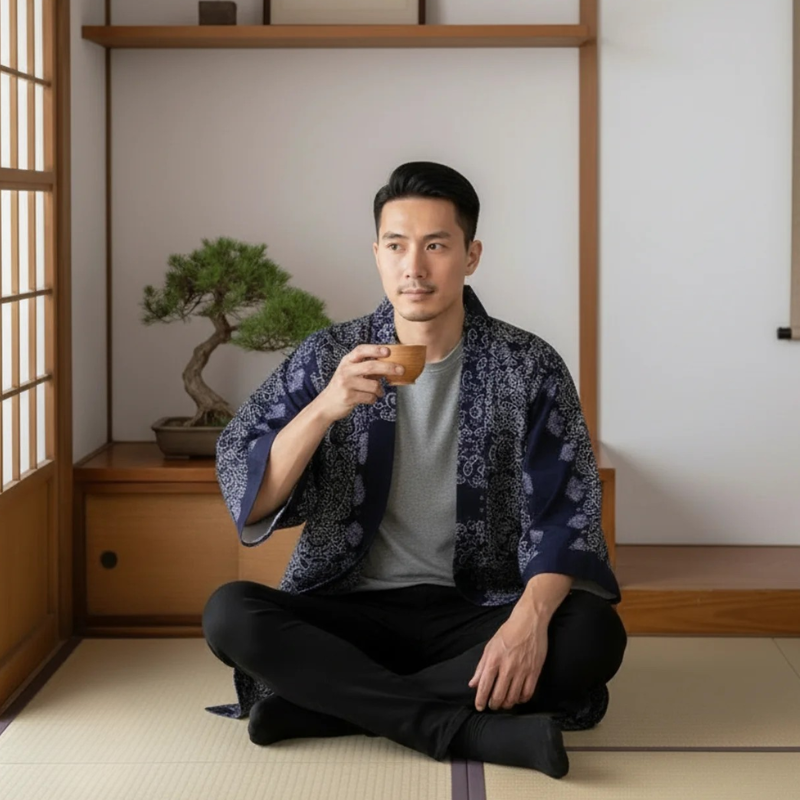 Motif abstrait haori