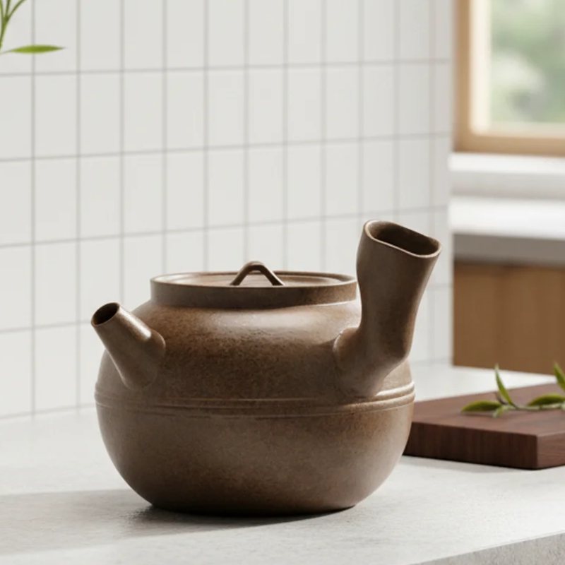 Théière japonaise anse laterale