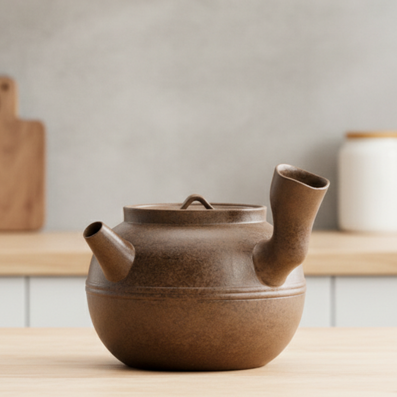 Théière japonaise anse laterale