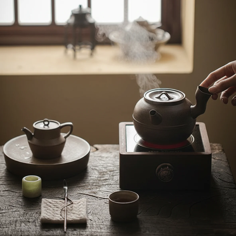 Théière japonaise anse laterale