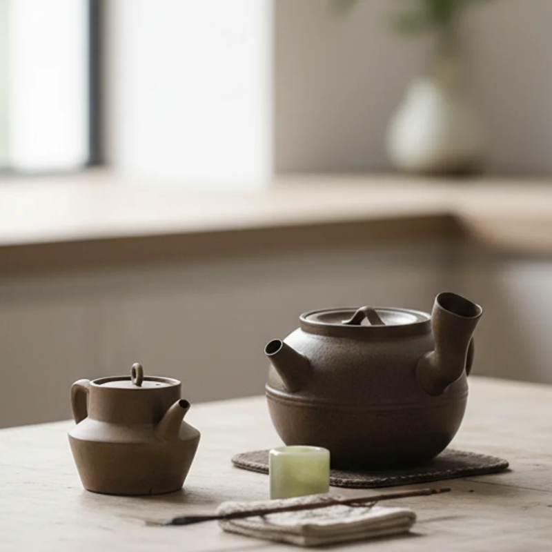 Théière japonaise anse laterale