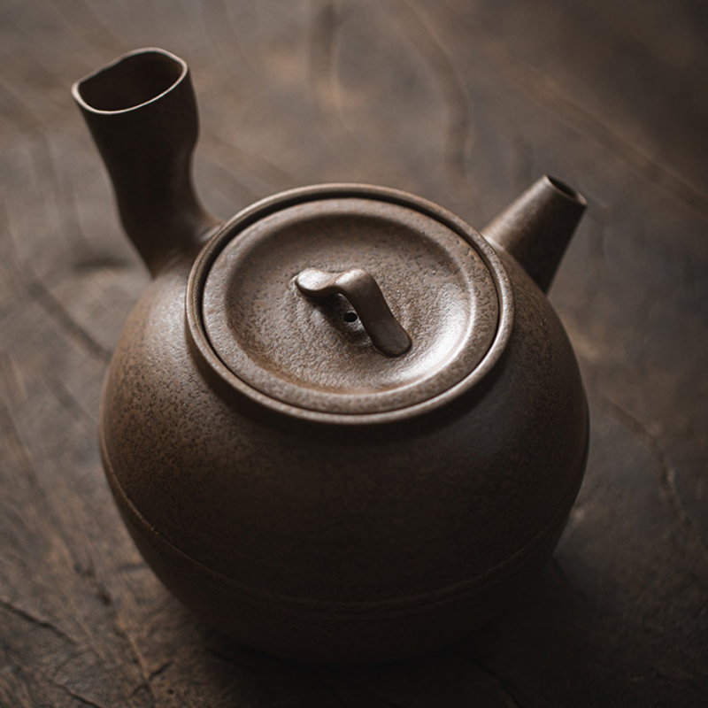 Théière japonaise anse laterale
