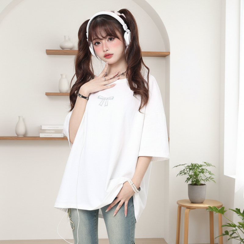 T-shirt ecoliere fille japon