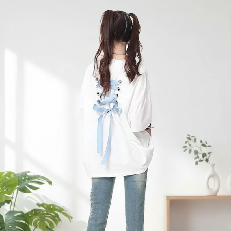 T-shirt ecoliere fille japon