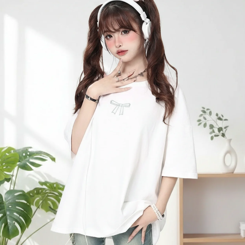 T-shirt ecoliere fille japon