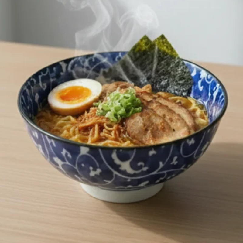 Bol japonais bleu
