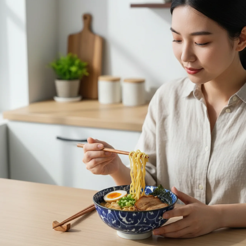 Bol japonais bleu