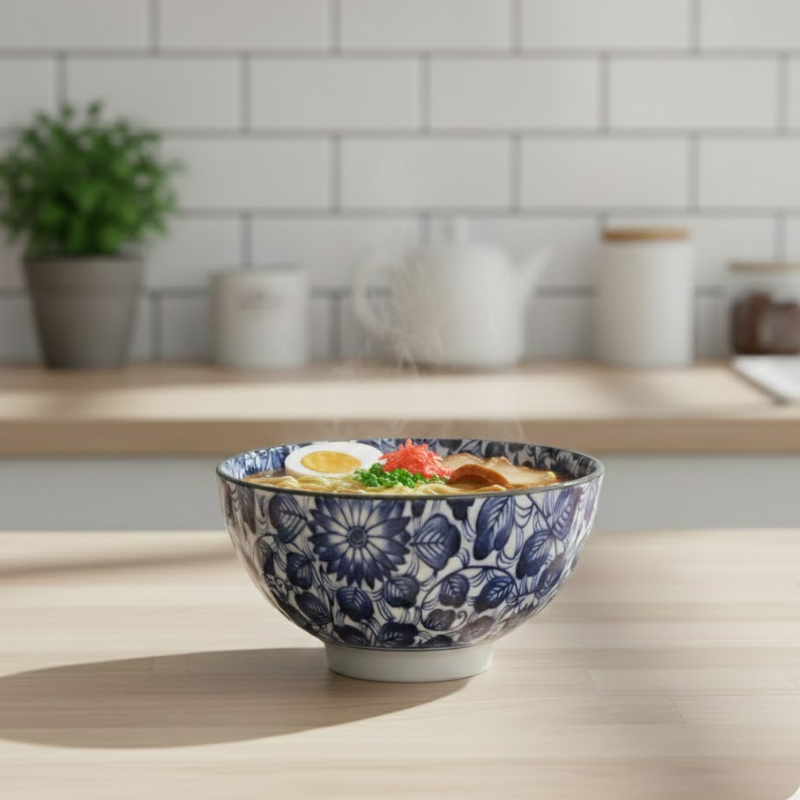 Bol japonais bleu