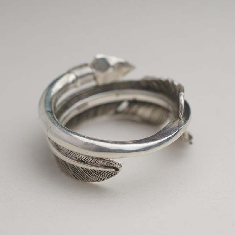 Bague flèche style japonaise