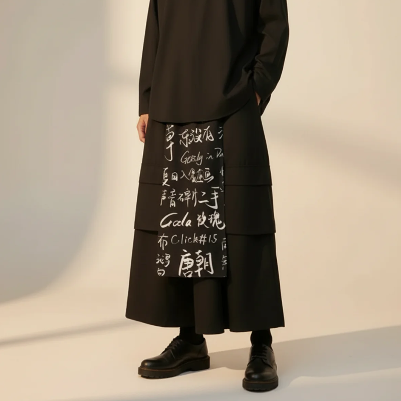Pantalon hakama streetwear