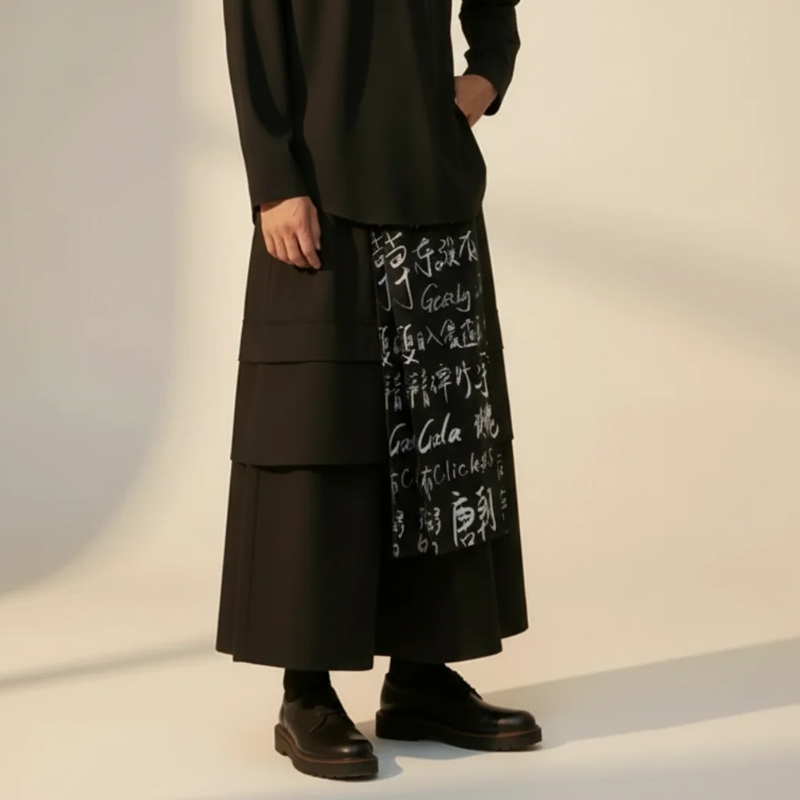 Pantalon hakama streetwear
