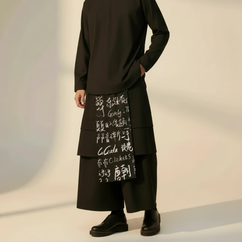 Pantalon hakama streetwear