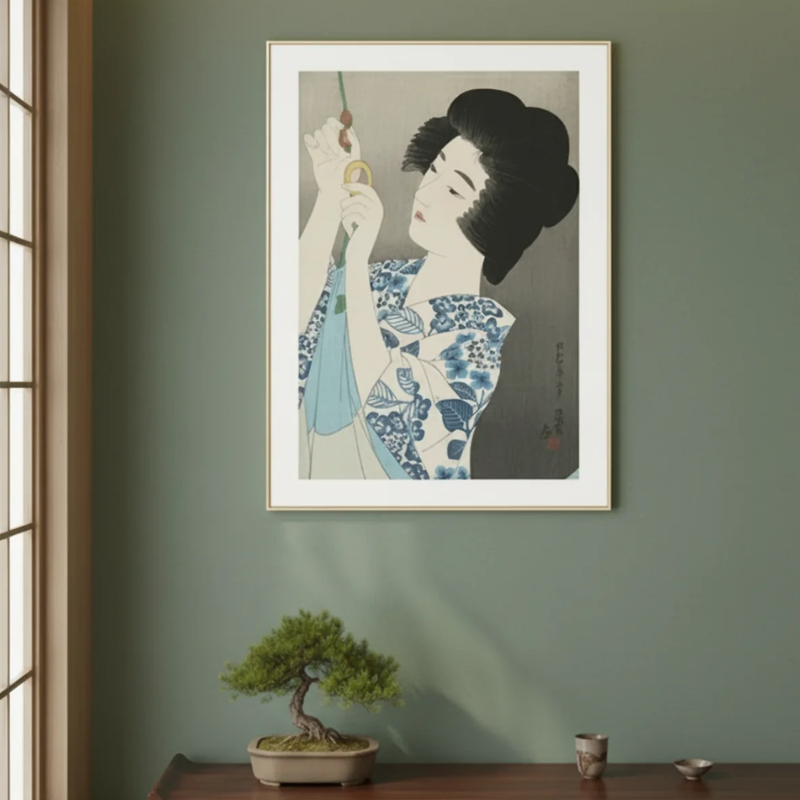 Estampe femme japon