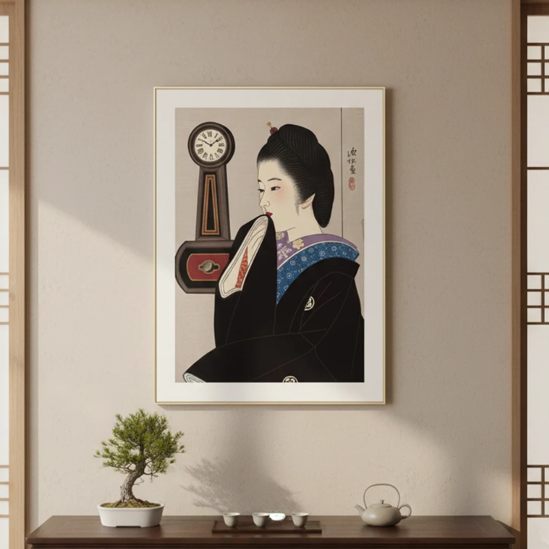 Estampe femme japon