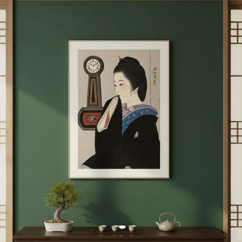 Estampe femme japon
