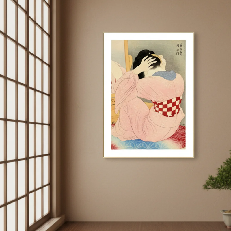 Estampe femme japon