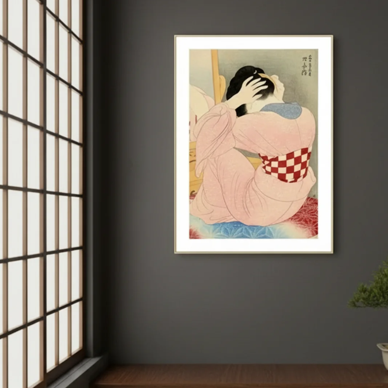Estampe femme japon