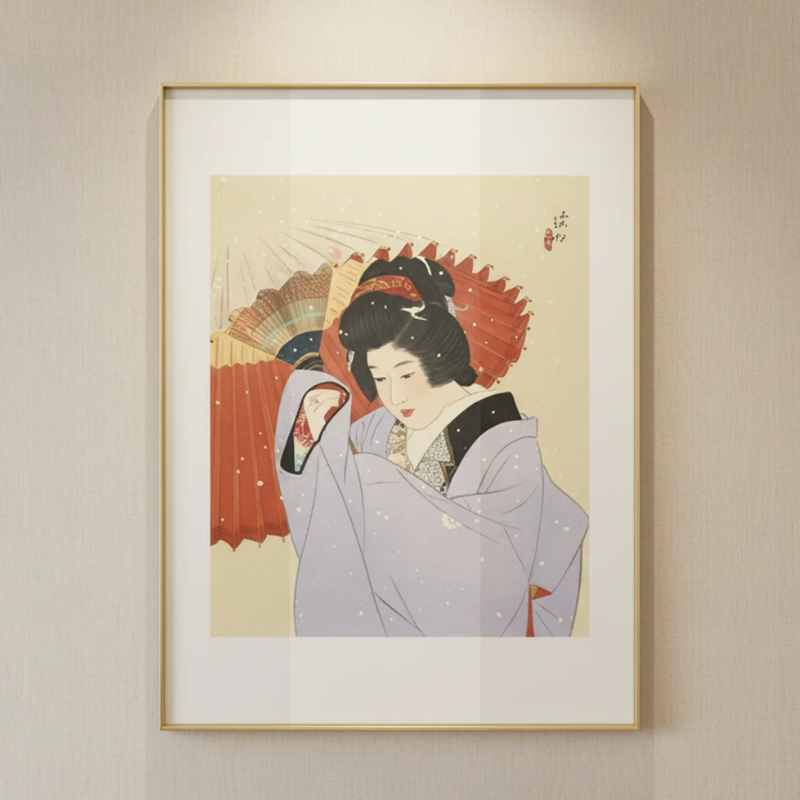 Estampe femme japon