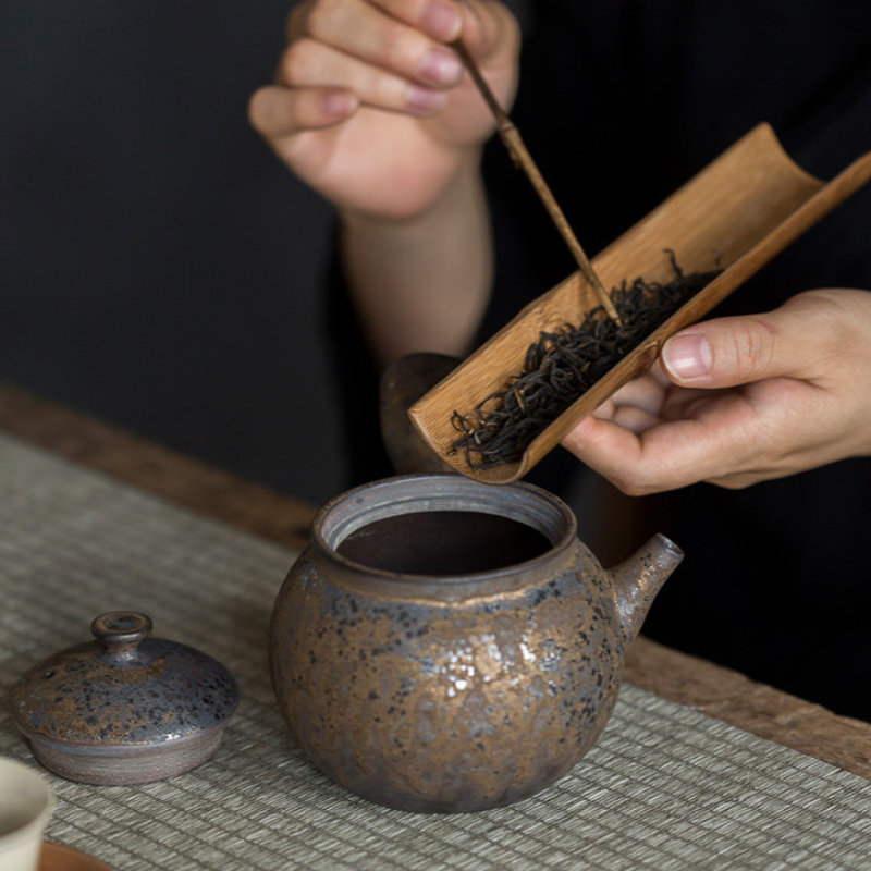 Théière japonaise en grès