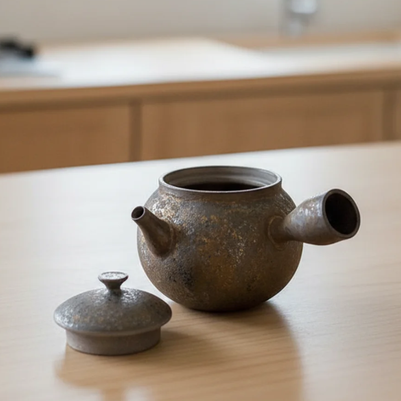 Théière japonaise en grès
