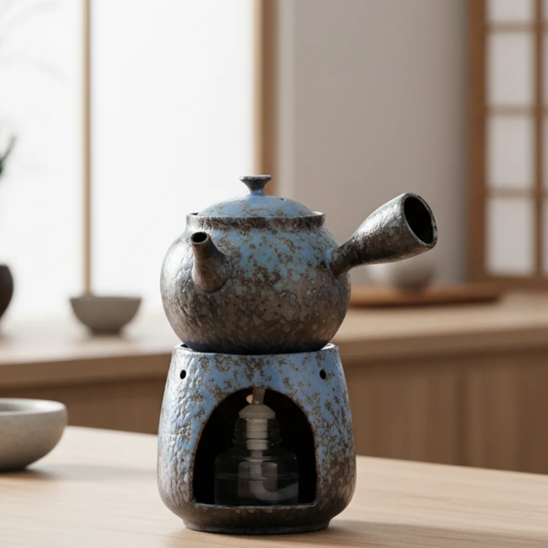Théière japonaise en grès