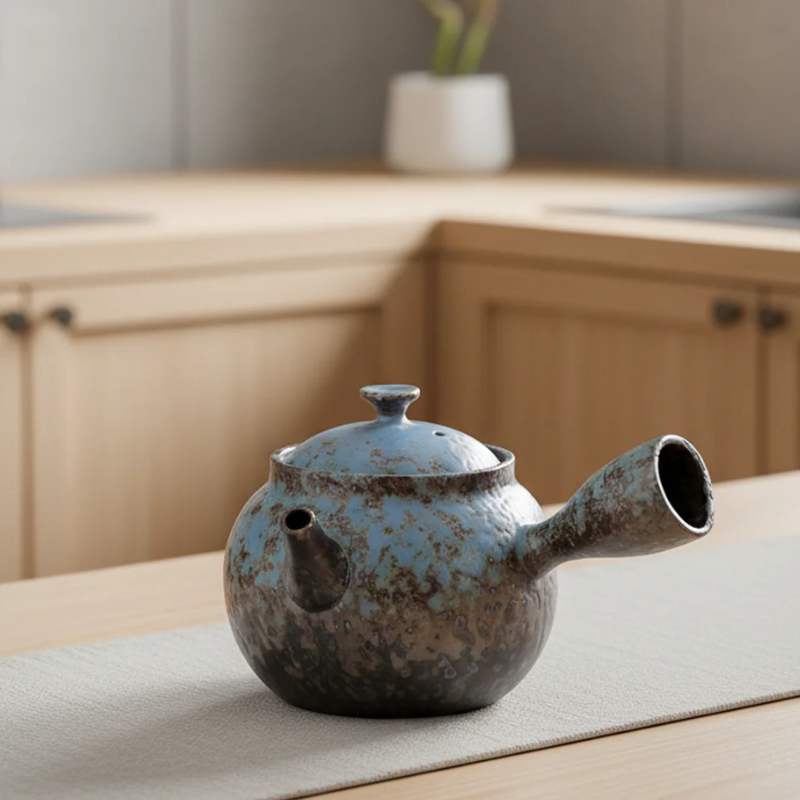 Théière japonaise en grès