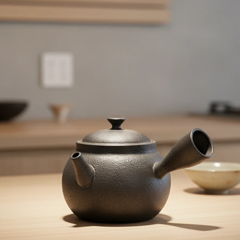 Théière japonaise en grès