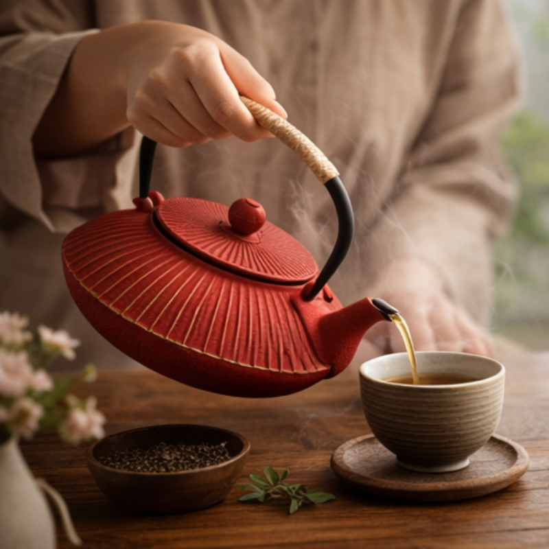Théière en fonte japonaise tetsubin
