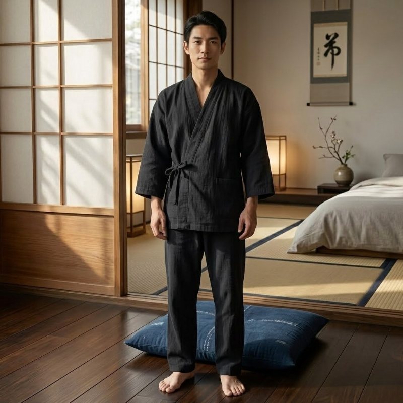 Pyjama japonais pour homme