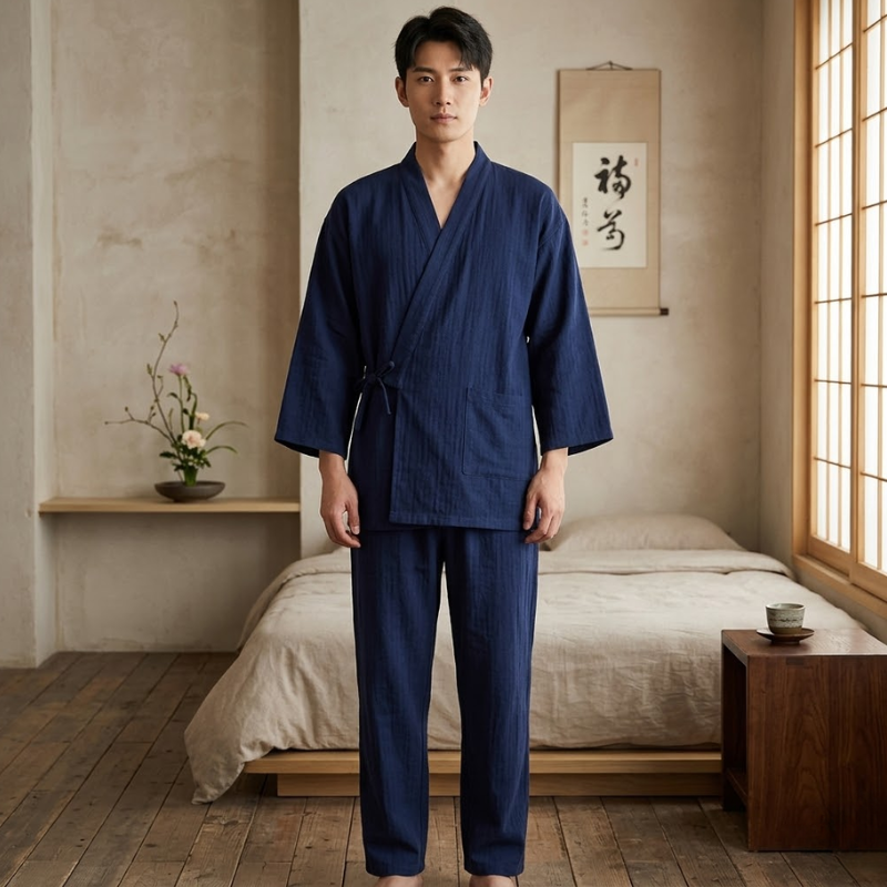 Pyjama japonais pour homme