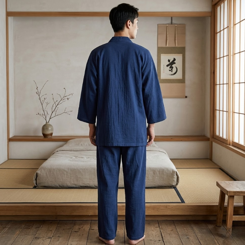 Pyjama japonais pour homme