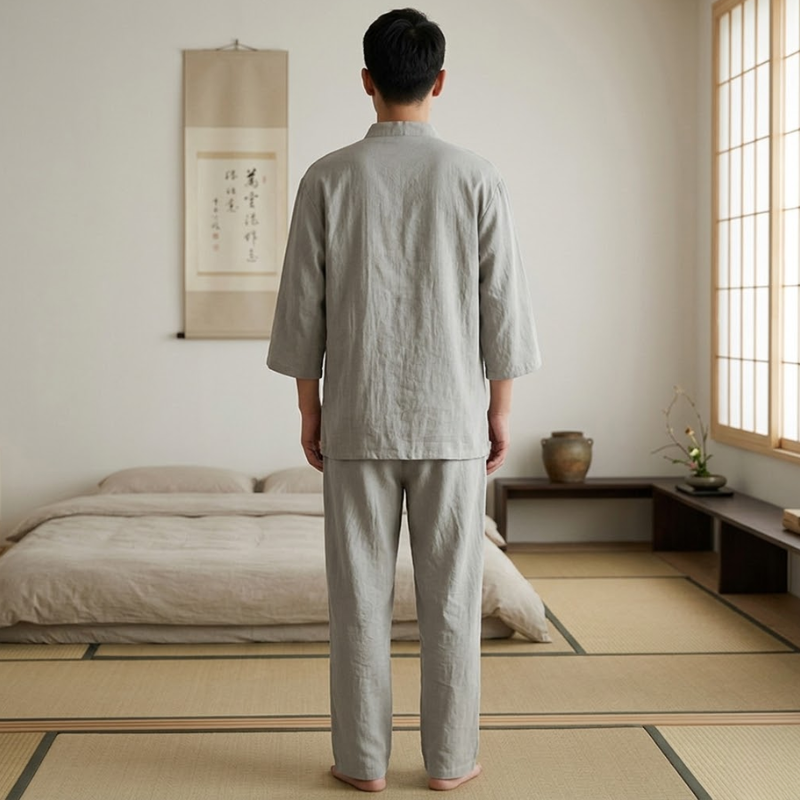 Pyjama japonais pour homme