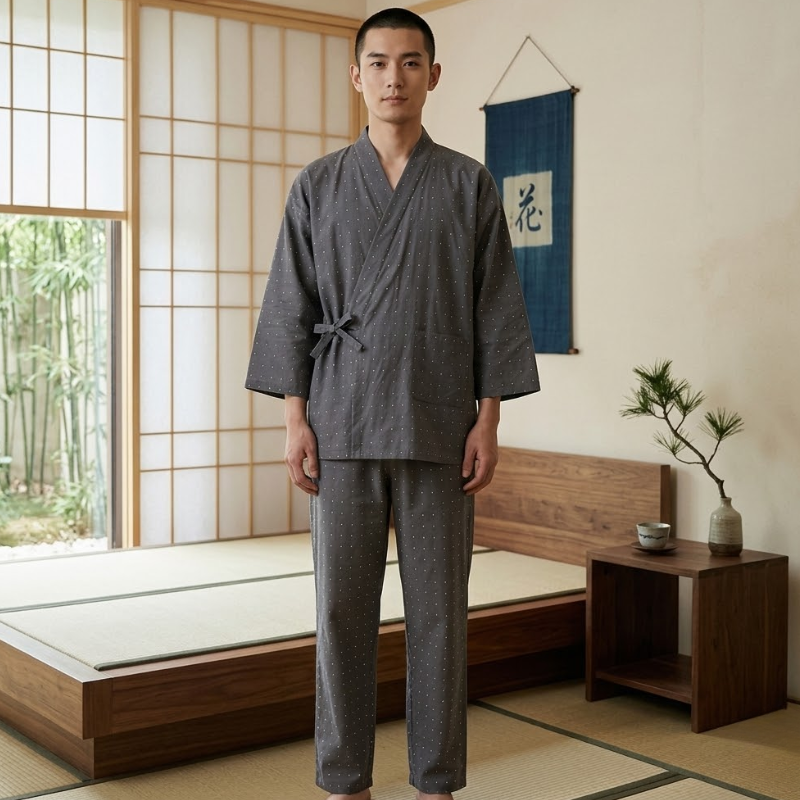 Pyjama japonais pour homme