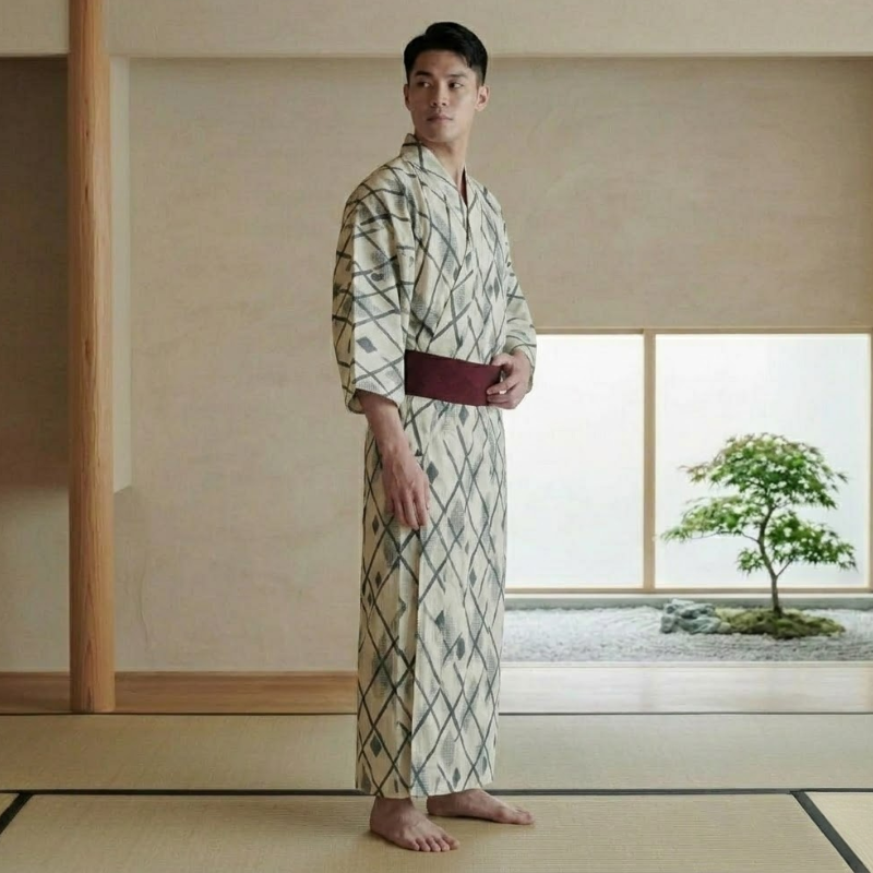 Yukata traditionnel homme