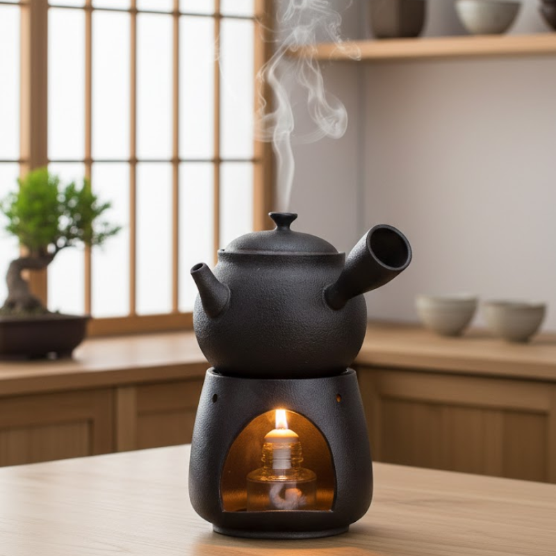Théière japonaise glaçure