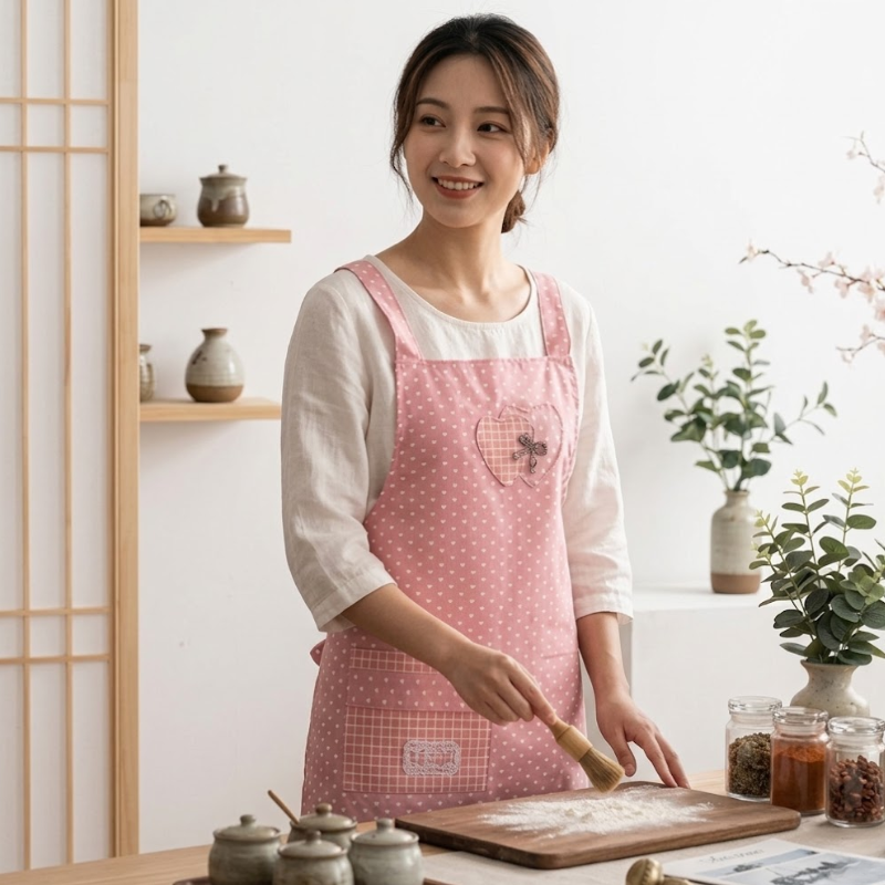 Tablier japonais broderie