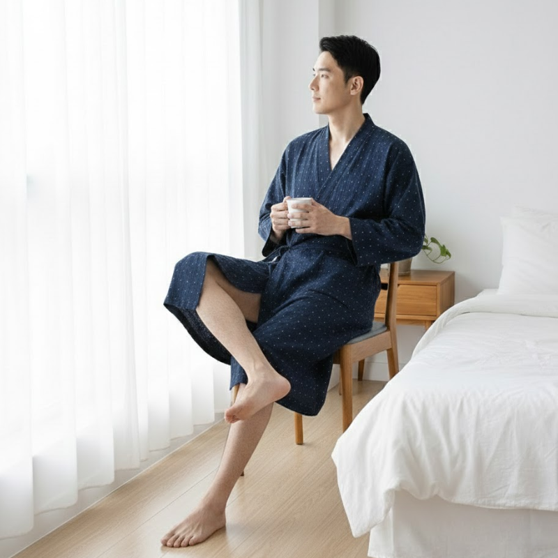 Kimono coton homme