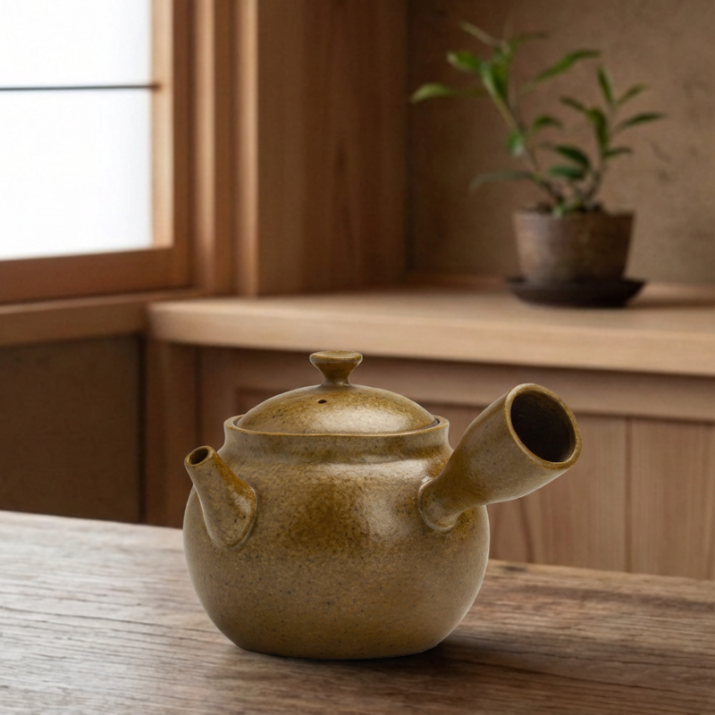 Théière japonaise glaçure