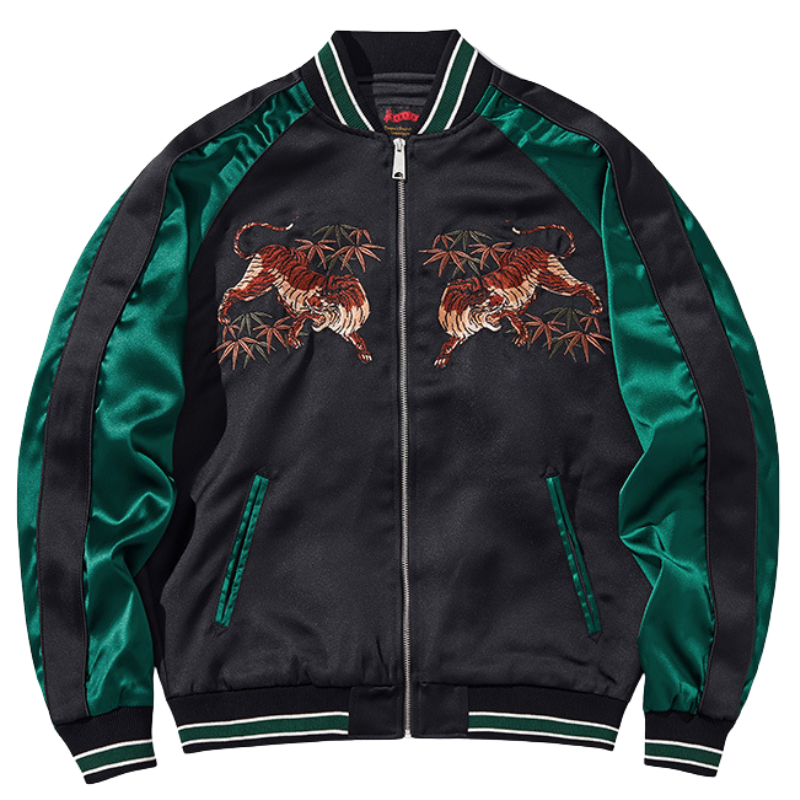 Veste vintage japonaise brodée