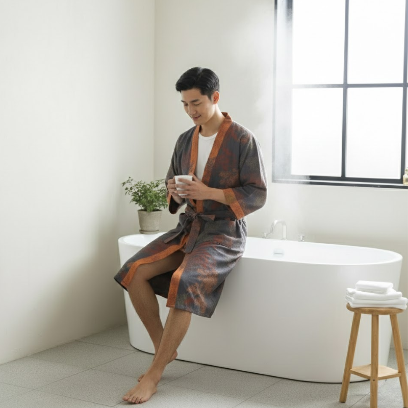 Peignoir kimono homme