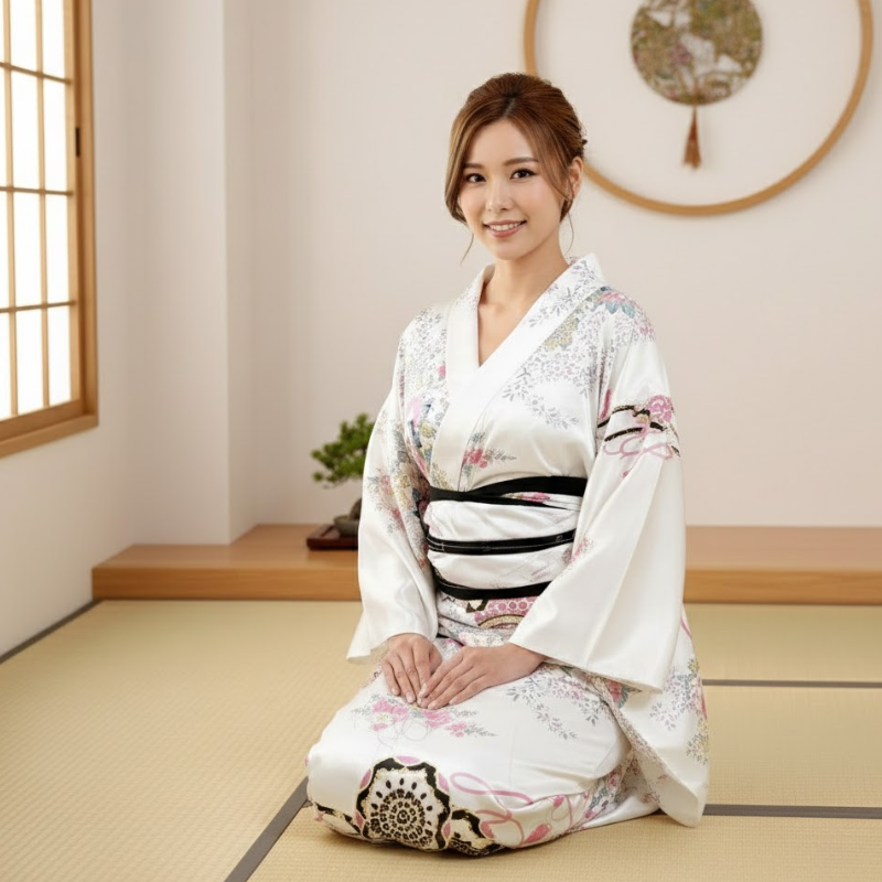 Robe japonaise pour femme