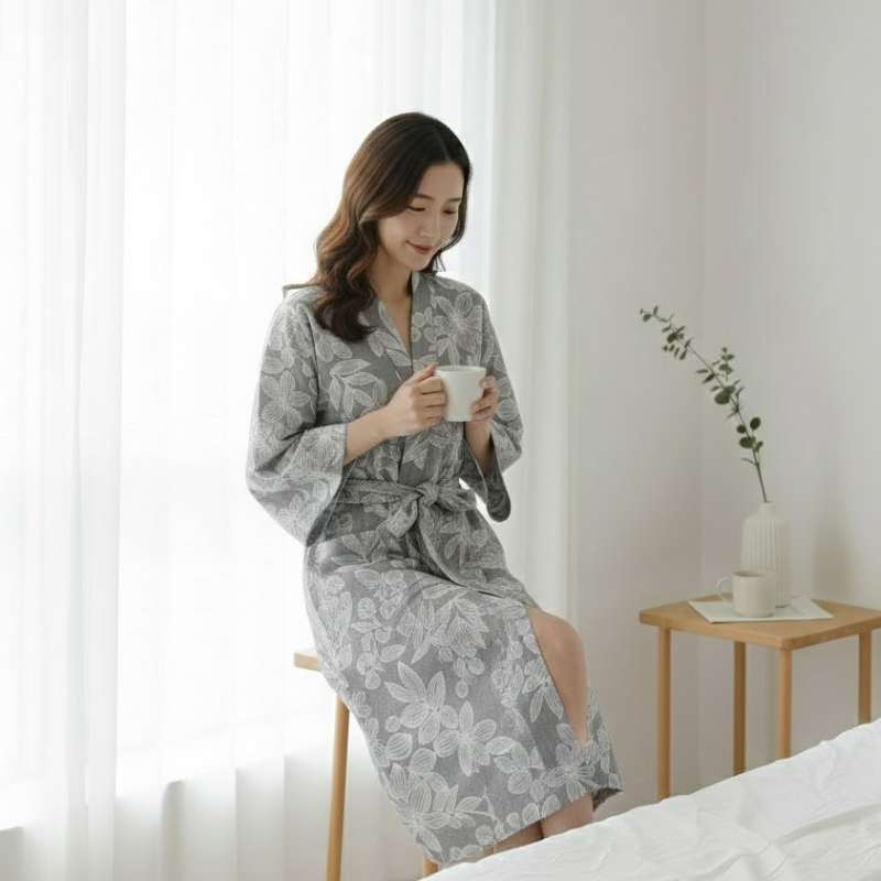 Kimono japonais pyjama femme